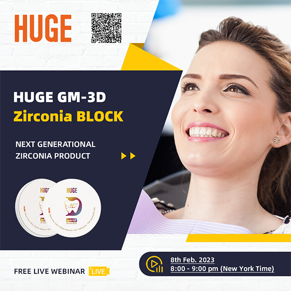 HUGE GM-3D Zirconia BLOCK - Next Generational Zirconia Product